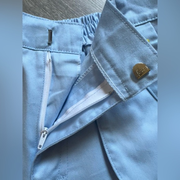 Vintage 70s 80s Flower Applique & Ribbon Embellished High Waisted Shorts. Size S - Picture 5 of 12